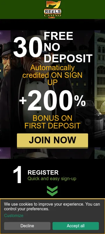 7reels Casino mobile browser interface for smartphone play